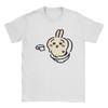 Men Usagi on the Toilet Potty Chiikawas Hachiware Poop Meme T Shirt 100% Cotton Clothes Round Neck Tee Shirt Gift Idea T-Shirts
