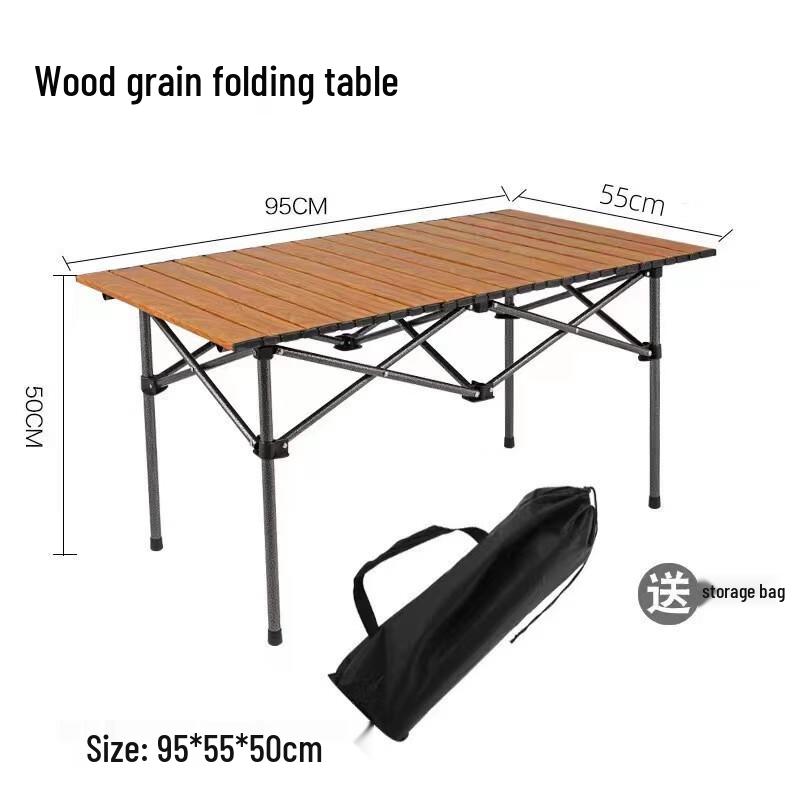ZISIZ Portable Outdoor Folding Picnic Table & Chair Set
