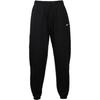 Solid Color Drawstring Loose Fit Knit Joggers Women Bottoms Black HJ8466-010