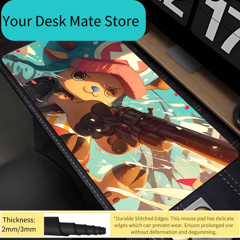 Mouse Pad one piece Tony Tony Chopper speed For e-sports players Office Laptop Computer Keyboard Pad Non Slip Desk Mat Mousepad