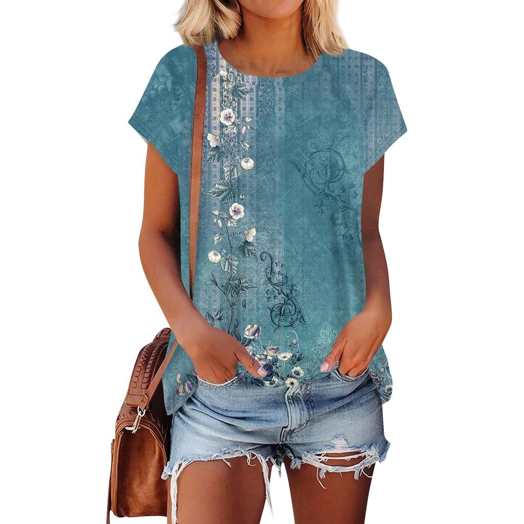 Женские футболки с коротким рукавом, милые туники с круглым вырезом, топы, базовые футболки, блузки, свободный пуловер