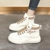 34-42 Женские зимние ботинки Plus Plus Plus Velvet с толстой подошвой, увеличивающие рост, из хлопка, теплые зимние ботинки с промежуточной подошвой