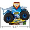 Official Monster Jam Megalodon Storm All-Terrain Remote Control Monster Truck, 1:15 Scale
