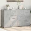 VidaXL Buffets 2 Pcs Concrete Grey 60x31x70 Cm Engineered Wood 3276556