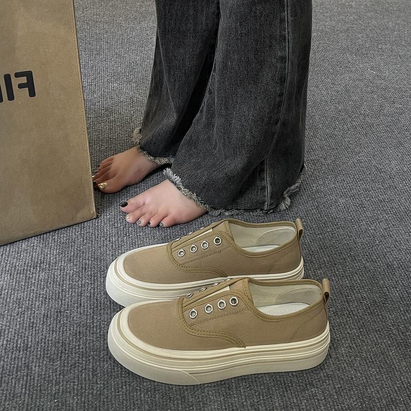 Женские парусиновые туфли для ходьбы на открытом воздухе, новые модные кроссовки для бега, женские повседневные мокасины на вулканизированной подошве, женские Zapatillas