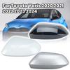 Накладка на зеркало заднего вида Для Toyota Yaris 2024 Черная Накладка на корпус бокового зеркала двери Автоаксессуары
