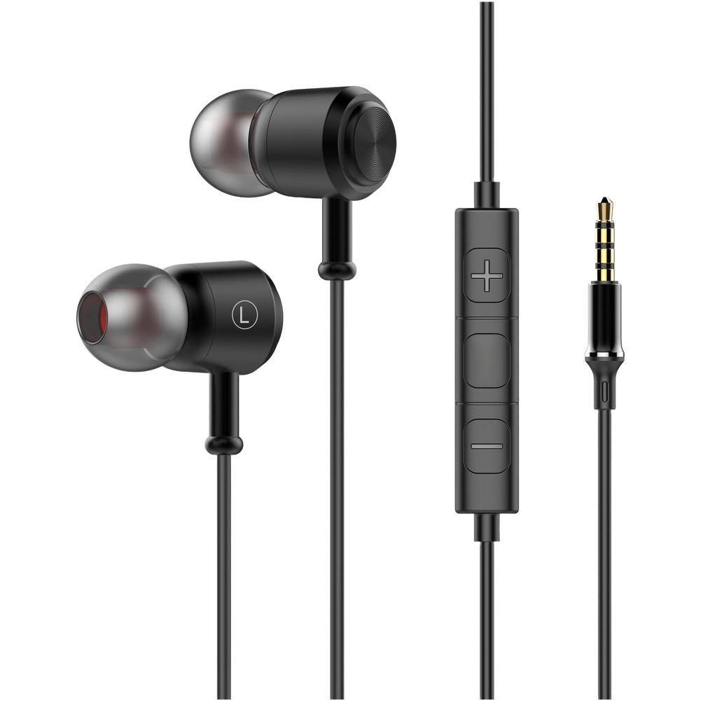 Проводные Hi-Fi наушники с микрофоном для игр и музыки, оснащенные 360-градусным эффектом басов и цифровым декодирующим чипом, в черном цвете