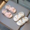 Girls Sandals Summer New Children'S Shoes Little Girl Princess Shoes Soft-Soled Baby Shoes Beach Shoes Foreign Style
