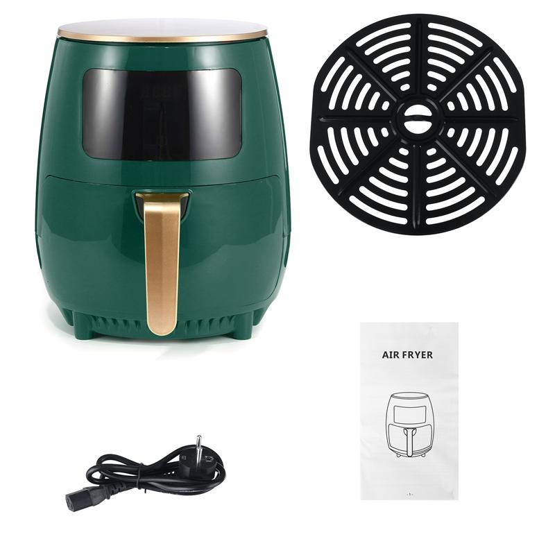 4.5L Air Fryer Large Capacity Visual Electric Fryer Household Intelligent Multi-function French Fry Machine Air Frye