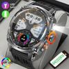 SACOSDING 800mAh Battery Bluetooth Call Smart Watch Men 1.75'' Military Outdoor Sport Watch with Flashlight Waterproof Smartwatch New