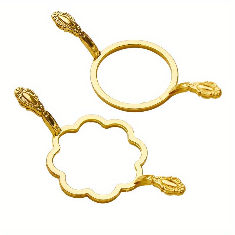 2шт. Форма для воска из лака, круглая форма, устройство для штамповки и формовки лака, металлическая форма для восковой герметизации