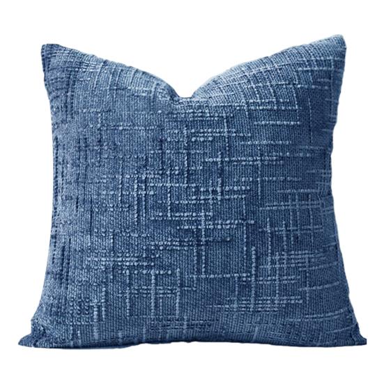 Textured Pillow Cover 18" X 18" Solid Color Throw Pillow Cover Decorative Pillow Case with Hidden Zipper for Couch Sofa Car Travel