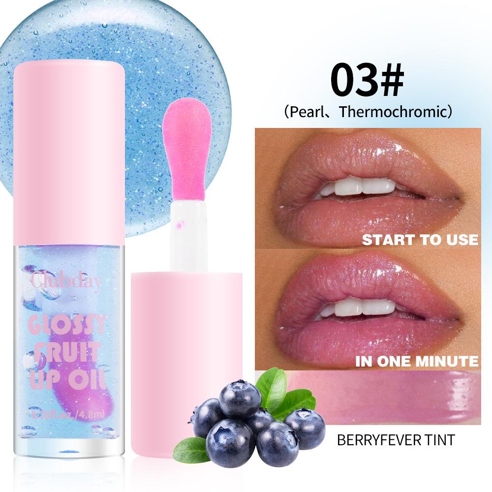 20 цветов фруктовый жемчужный увлажняющий желе-масло для губ стойкий увлажняющий водный блеск для губ мерцающий теплый оттенок для губ