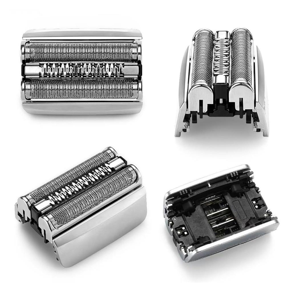 YCthriving Braun Series 8 Replacement Blade 83M Net Blade Integrated Series8 Shaver Replacement Blade Compatible Shaver Replacement Parts Silver