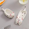 Милая кошка керамическая маленькая тарелка мини горчица песто томатный кетчуп соевый соус тарелка приправа тарелки с ручкой для домашнего ресторана