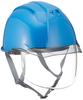 DIC Plastics Helmet with Clear Protective and Styrofoam Sky AA11EVO-CS Peak, Shield, Liner, Blue/Smoke (AA11-CS-HA6E2-A11-SBL-S)