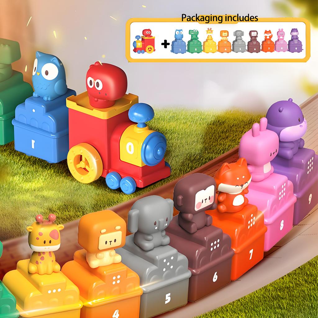 Игрушечный паровоз на батарейках для детей, поезд на рельсах, игрушка для мальчиков и девочек, подарок, паровой вагон с музыкой и светом, мини-коллекция строительных машин