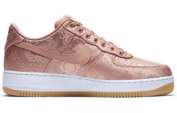 Nike Air Force 1 Low Clot Розовое золото Шелк Обычная коробка CJ5290-600