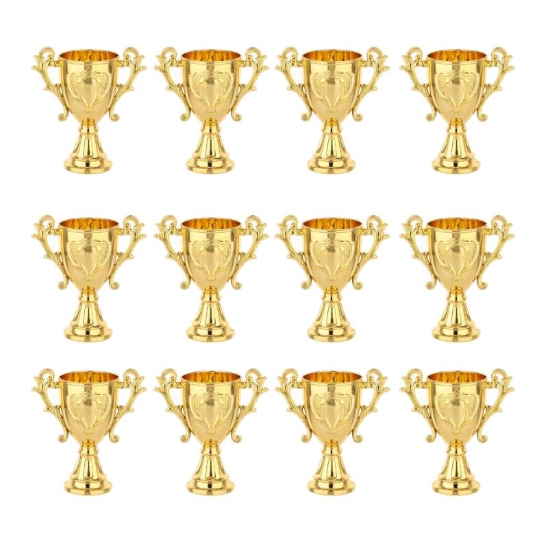 Trophies Cup Candy Box for Sports Wedding   Birthday Cup Candy Jar Cookie Container Trophies Centerpieces 12PCS