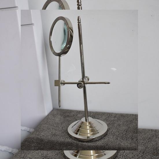 Lot of 3 Brass Magnifying Glass with Adjustable Stand Magnifier, Couple Gift, Girlfriend Gift, Gift For Father, Gift For Husband, Gift For Him