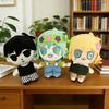 Плюшевая игрушка Омори Пародия Милый Маленький Черный Чисто Черный Креативная Плюшевая Рождественская Подушка для Сна Детей Компаньон Подарок