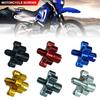 CNC Aluminum Alloy Motorcycle Cluth Adjustment Plugs Screws for Race Large Displacement Motorcycle
