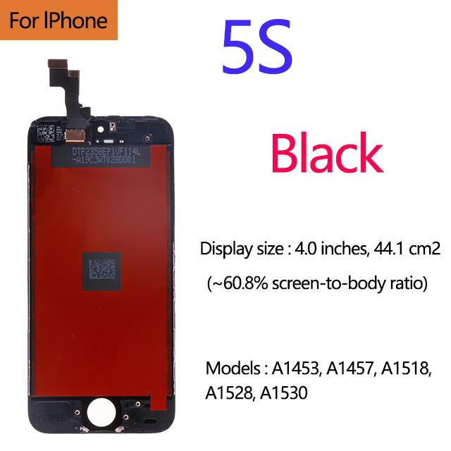 AAA+++ OEM ЖК-экран для iPhone 5 5s 5c 6s 7 8 Plus ЖК-экран с сенсорным экраном в сборе Дигитайзер для iPhone 6 6s Plus 7 8 Дисплей