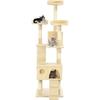 VidaXL Cat Tree with Sisal Scratching Posts 170 Cm Beige