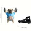 Car Air Freshener Clip Car Perfume Ornament Weightlifting Dog Shape Vehicle Fragrance Auto Perfume Scents for Women Men