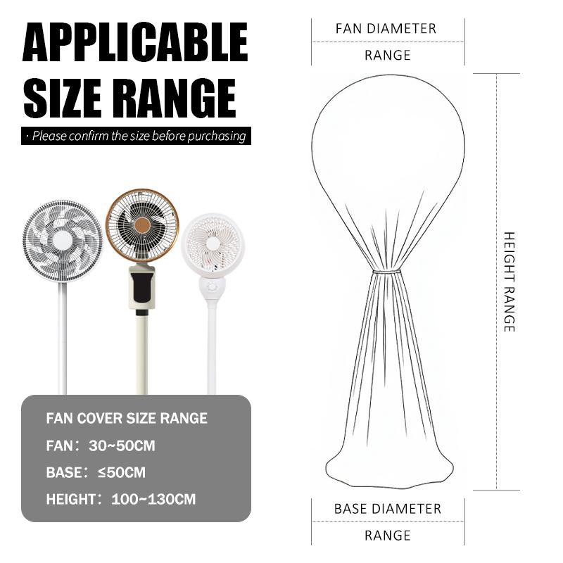 Universal Elastic Dust Cover For Tower Electric Fan Full Coverage Protective Storage Bag