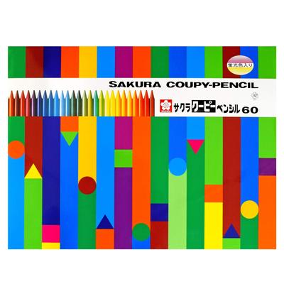 SAKURA Sakura Crepas Coupie Pencil 60 цветов набор