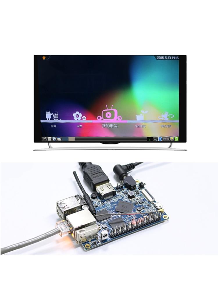 Orange Pi PC Plus 8G EMMC с WIFI, AllWinner SoC, бортовой компьютер с открытым исходным кодом, работает под управлением ОС 4.4/ Ubuntu/ ebian