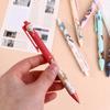 6Pcs/Set Cute Chinese Style Retractable Gel Pen Black Ink Signature Writing Pen