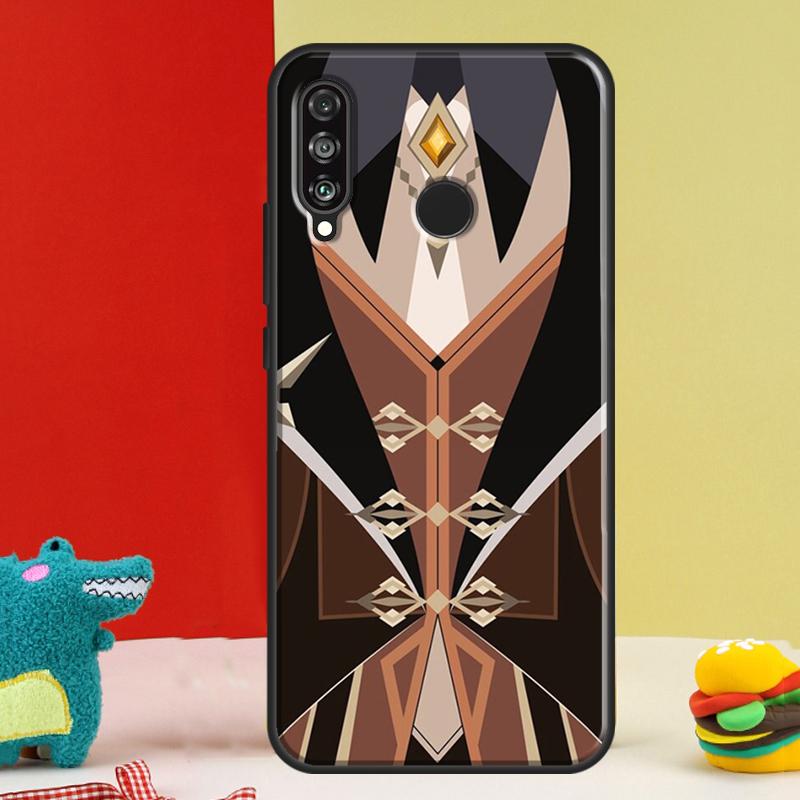 Чехол для Huawei Nova Y91 Y90 Y60 Y70 Y72 Y61 9 10 SE 12i 12s 11i 5T P60 Pro P20 P30 P40 Lite с изображением Чжунли из Genshin Impact