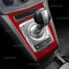 Наклейка из настоящего мягкого углеродного волокна для Opel Zafira B 2004 2005 2006 2007 2008 2009 2010 LHD Автоматическая рамка переключения передач
