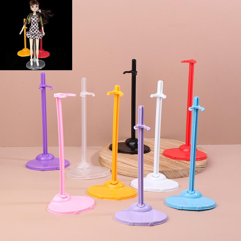 2Pcs Transparent Stand Support For Dolls Holding Clear Color Toy Figure Display Holder 1/6 Doll Prop Up Mannequin Model