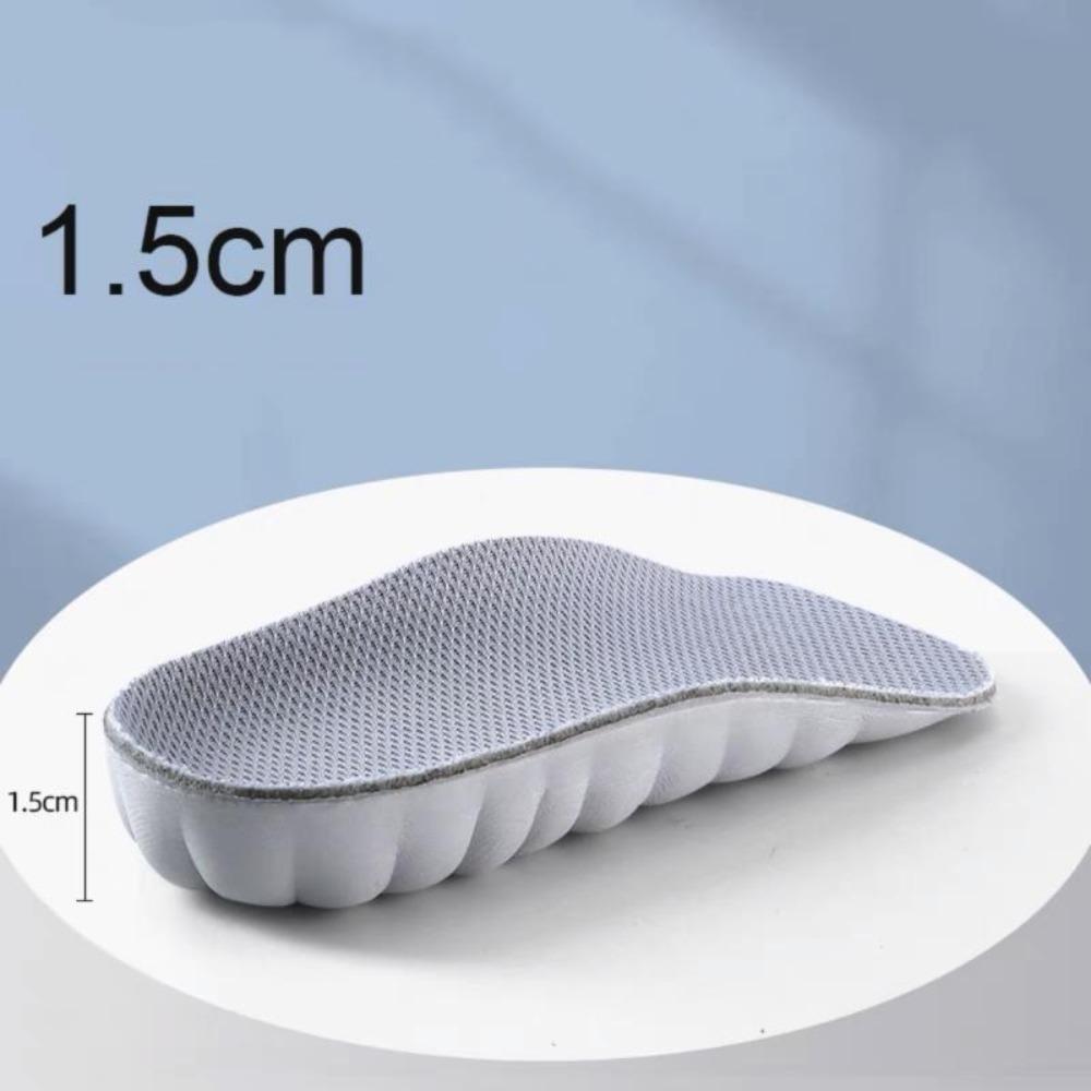 2 Pairs Soft Height Increase Insoles Cloud-sensing Sport Cushion Insoles Sports Running