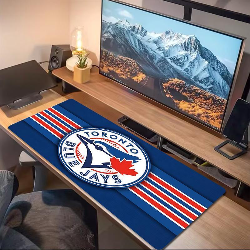 Toronto Blue Jays2 Печать Подушка Нескользящий Ноутбук Планшет Большой Коврик для Мыши XXL Коврик Мини-ПК Игровой Коврик С Замком по краю