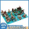 Новый 21620 шт. средневековый Мир Пиратов MOC Ultimate Pirates Имперские Острова модель DIY творческие идеи детский Игрушка Сборка Пазл Подарок