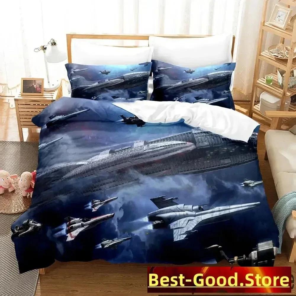 3D Печать Battlestar Galactica Комплект постельного белья Мальчики Девочки Односпальный Двуспальный Queen King Размер Пододеяльник Наволочка Постельное белье мальчики Взрослые
