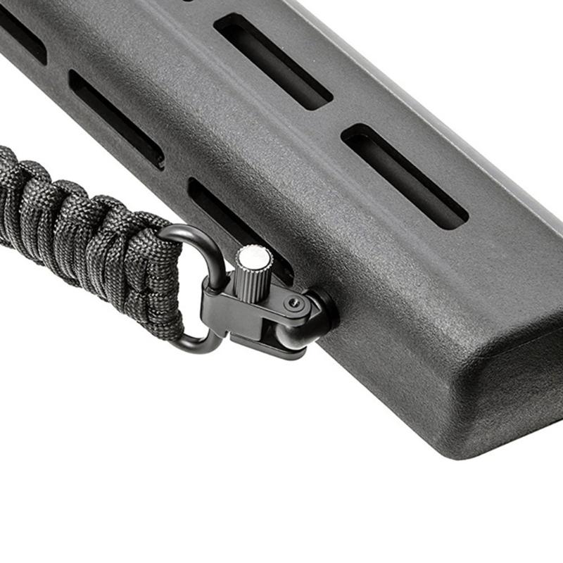 Двухточечный ремень из паракорда с вертлюгами, регулируемый, нейлоновый, тактический, для винтовки