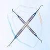 6Pcs Dental Composite Resin Filling Spatula Double Heads Mixing Carving Spatula Titanium Plated Head Filler