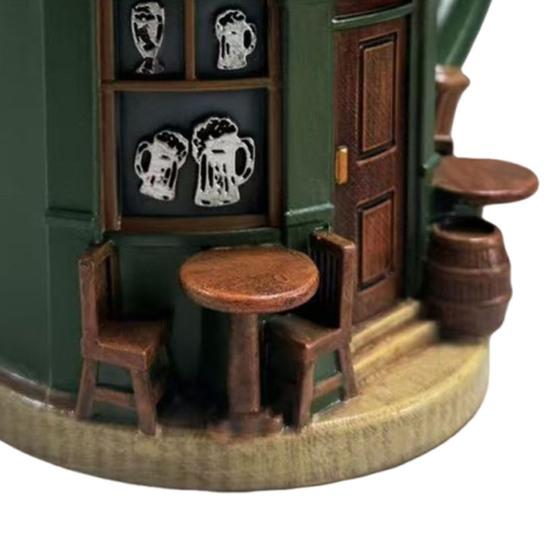 Ирландский Паб Кружка для Пива Керамическая Кофейная Кружка с Рельефным Классическим Дизайном Бара 300 мл Рельефная Кружка для Чая Подарок для Любителей Пива