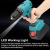 3 In 1 288VF 520N.M Brushless Electric Drill Impact Rechargeable Furnish Handheld Cordless Screwdriver with Lithium Battery