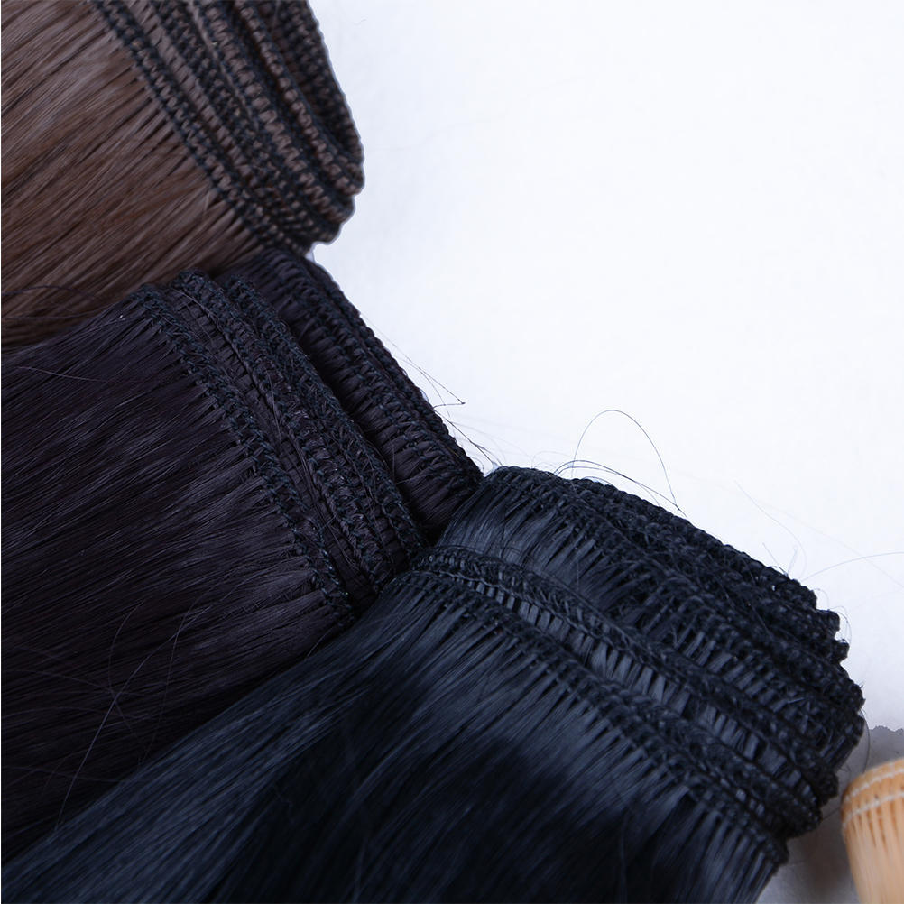 1Pc Durable Multi Color Easy To Use Diy Wavy Wig Hair Hairpiece For Dolls