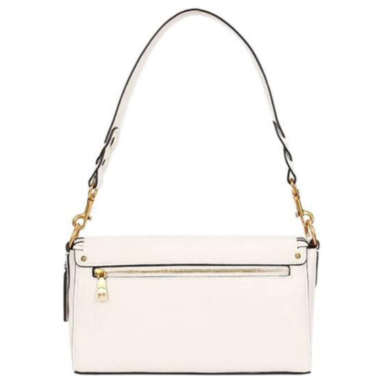 Coach Jade 25 Removable Shoulder Strap Leather Crossbody Handbag Women handbags White F91025-OLCHK