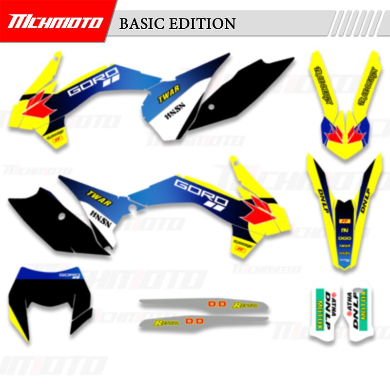 MCHMFG Для KTM SX SXF XC XCF 2013 2014 2015 EXC XCW 2014 2015 2016 Мотоциклетные Графические Наклейки Наборы Номер Имя