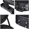 AW Electric Guitar Hard Case for Les Paul Guitar, PU Leather, Waterproof, Lockable, Storage, Gig Bag, Shockproof, Shockproof, Dustproof, Lightweight,