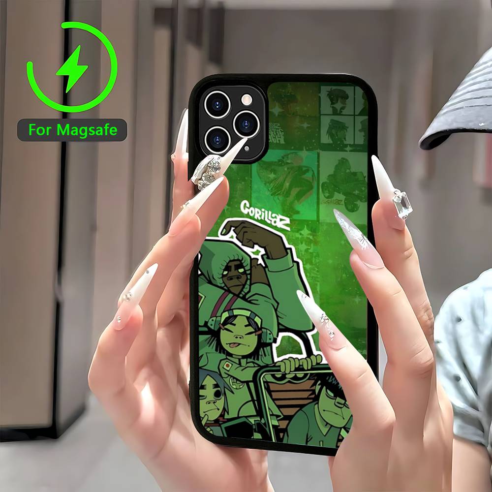 Art Pop Band G-gorillazS Music For Magsafe Magnetic Phone Case For IPhone 17 16 Pro Max 15 Plus 14 13 12 11 Cover