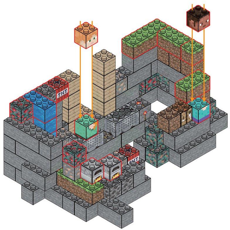 2CM Ice Snow Castle Building Blocks Set Cave Village Travel Architecture Bricks Toy Educational DIY Model for Kids